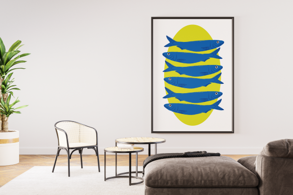 Sitna plava riba Poster - Slika 2