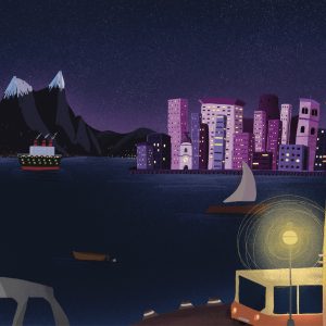 Ilustracija inspirirana Rijekom