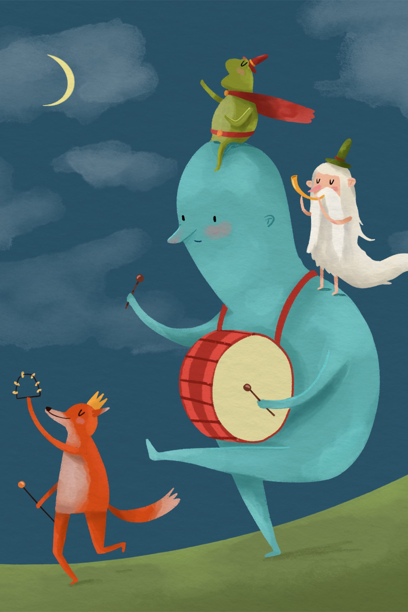 Ilustrirani poster Šumski svirači